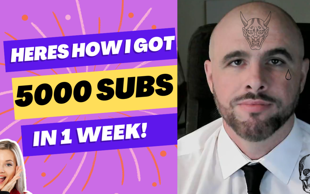 get 5,000 youtube subscribers in one week fast